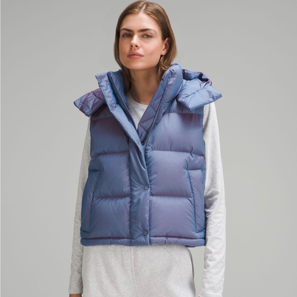 Lululemon wunder puff cropped vest
